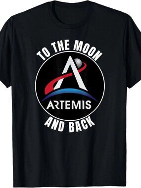 Artemis Space Program - to The Moon and Back Commemorative T-Shirt 250